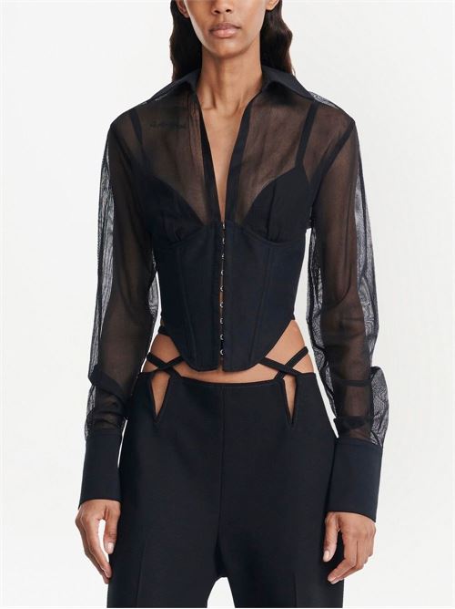 Shirt with corset DION LEE | A5141R23BLACK